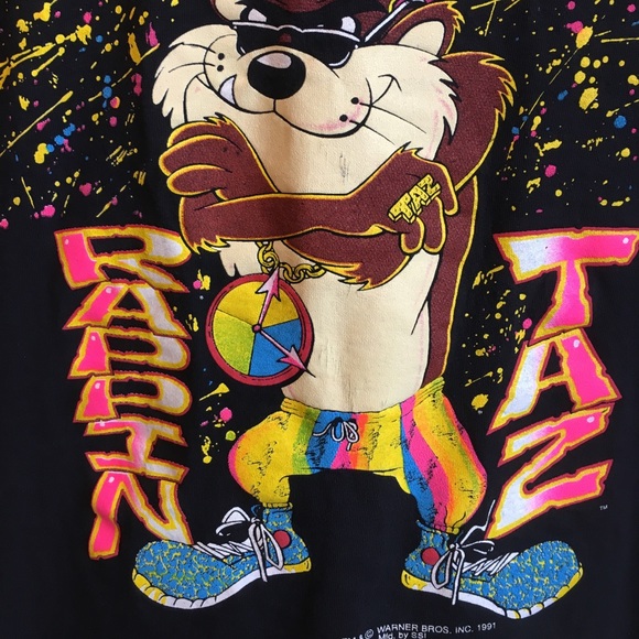 Rappin taz vintage tank top. - Picture 2 of 4